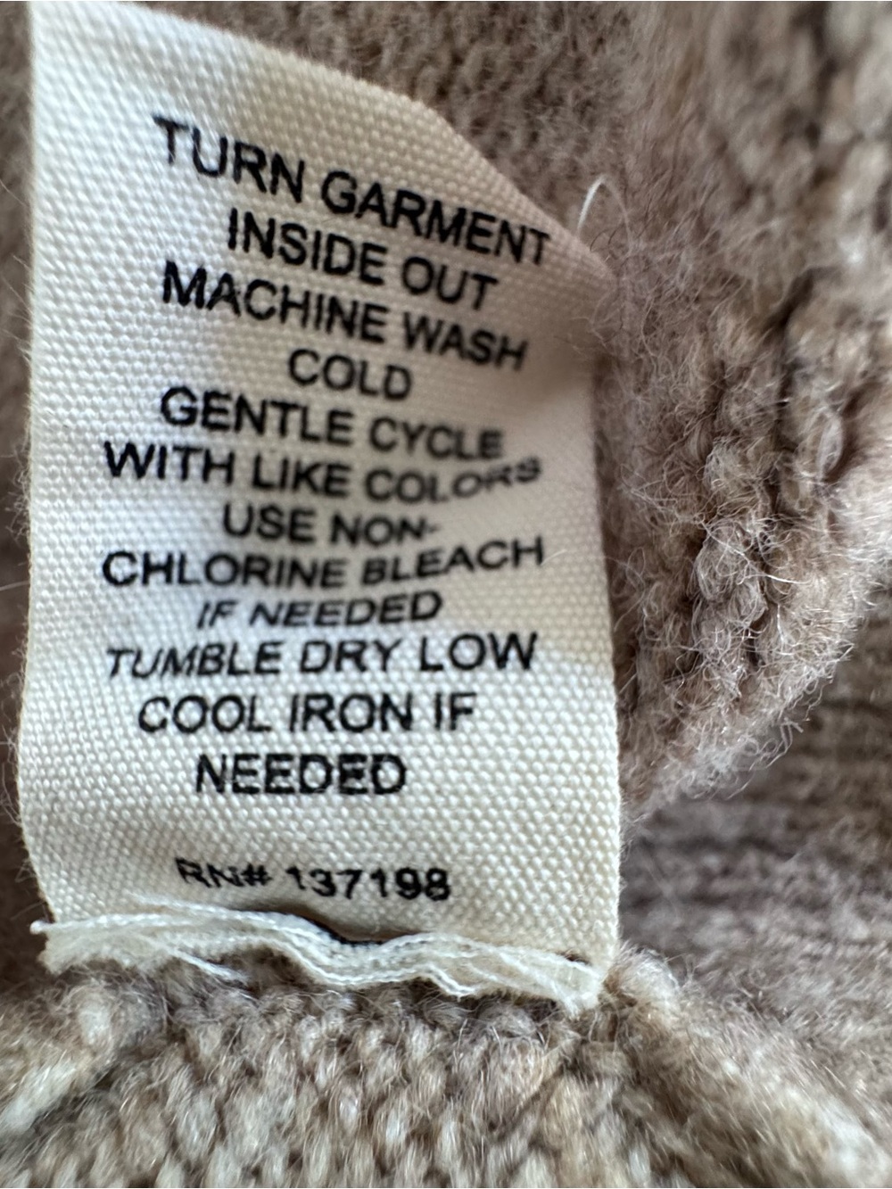 Marled Women’s Horse Intarsia Cardigan Sweater Size S Taupe Brown Equestrian - Picture 8 of 9
